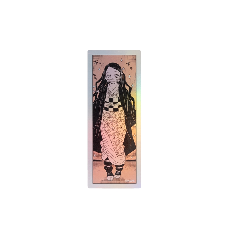 [Pre-order] [Made-to-order] JUMP Store Limited "Demon Slayer" HOLOGRAM KOMA STICKER - Nezuko Kamado: Sparkling Sparkling